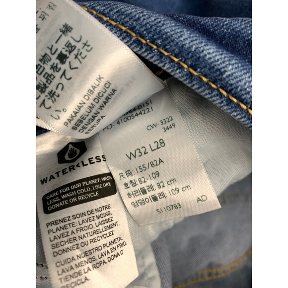 Levis Jeans Womens 32 Wedgie Straight Leg Button Fly High Rise Stretch Denim - Picture 9 of 11